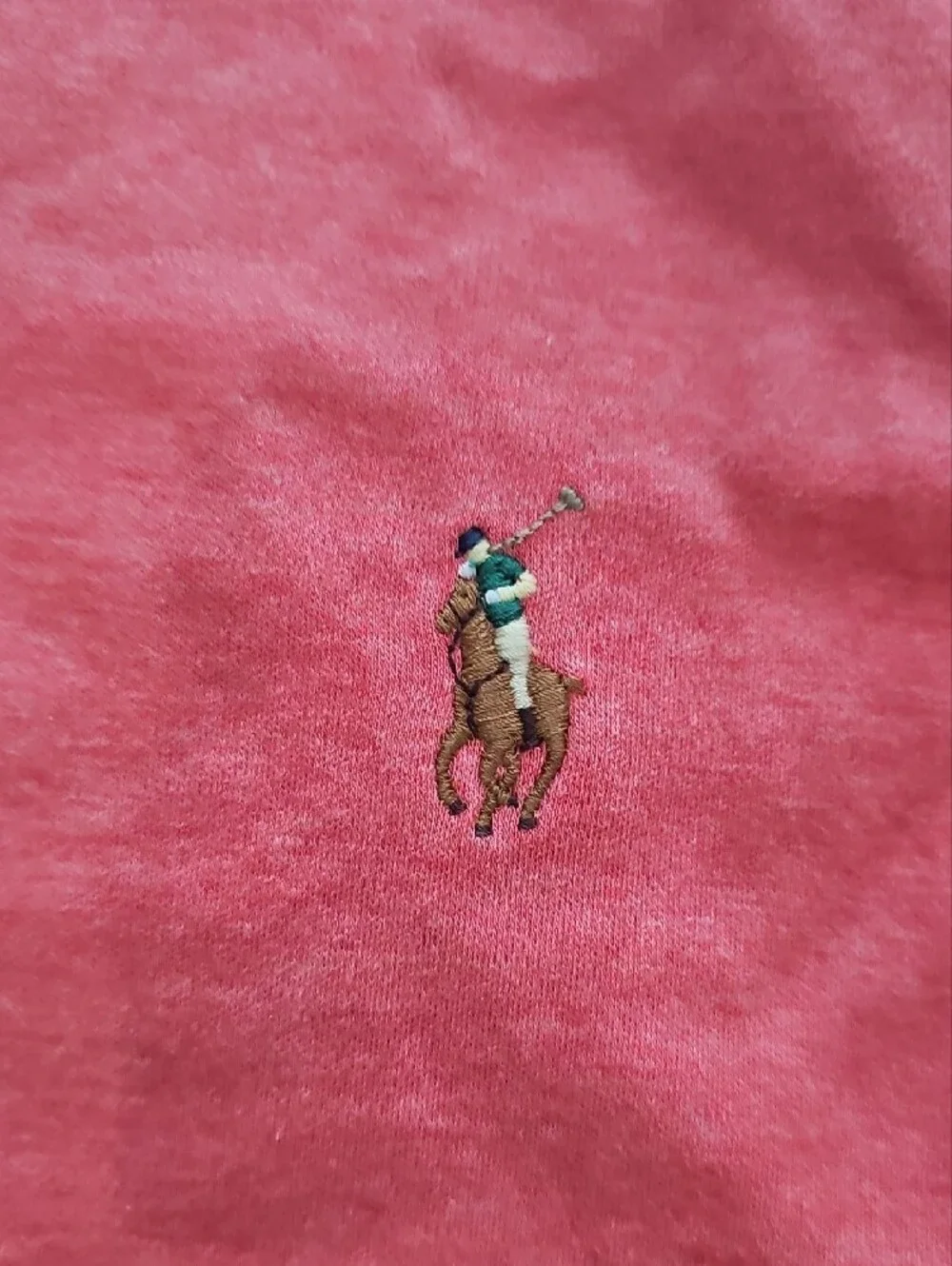 POLO Ralph Lauren Custom Slim Fit Coral Pink Shirt. Sz L.